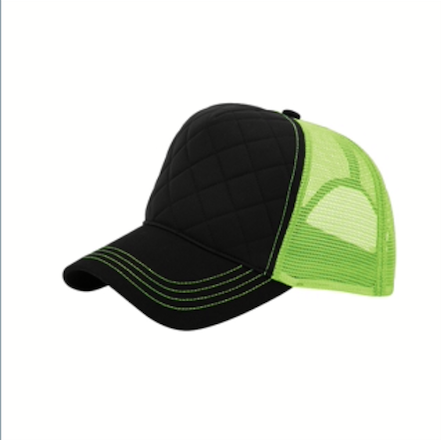 Black Neon Trucker Hat