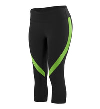 Load image into Gallery viewer, Black &amp; Green Yoga pants