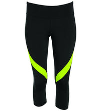 Load image into Gallery viewer, Black &amp; Green Yoga pants