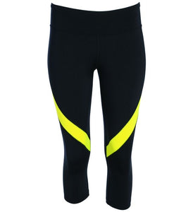 Black & Yellow Yoga Pants